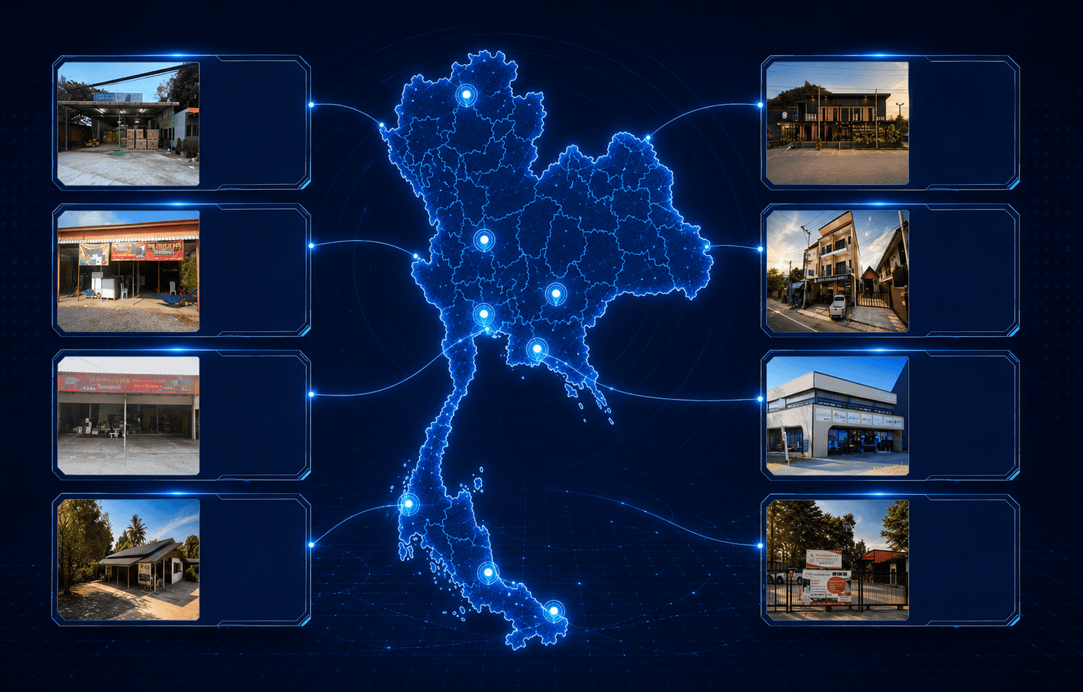 แผนที่ตรงกลาง + รูปหน้าร้าน